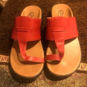 Chaco Thong Leather Sandals Size 9.